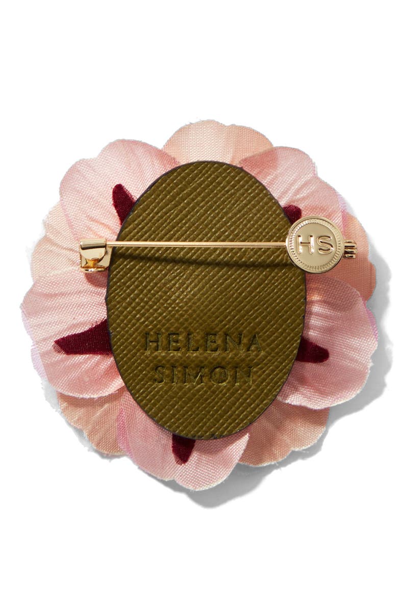 Helena Simon The Cherry Blossom Floral Brooch, Alternate, color, Pink