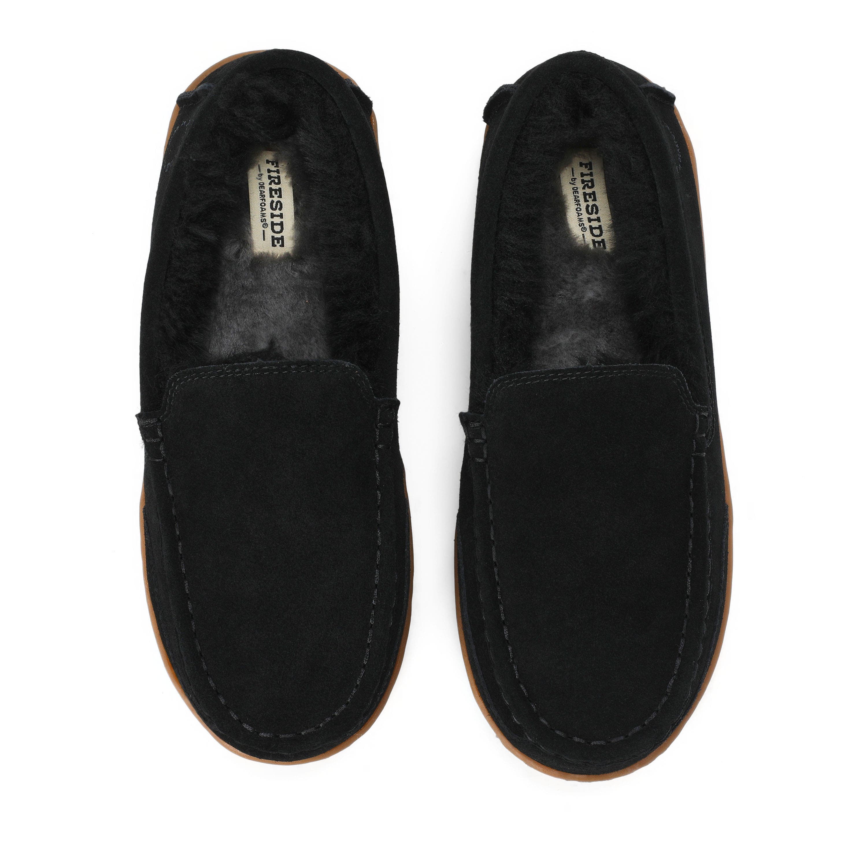 Fireside Melbourne Water Repellent Rugged Loafer, Alternate, color, Black