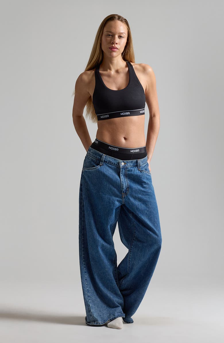 Woxer Biker Ultra-Soft 9-Inch Boxer Briefs, Alternate, color, Black 2.0