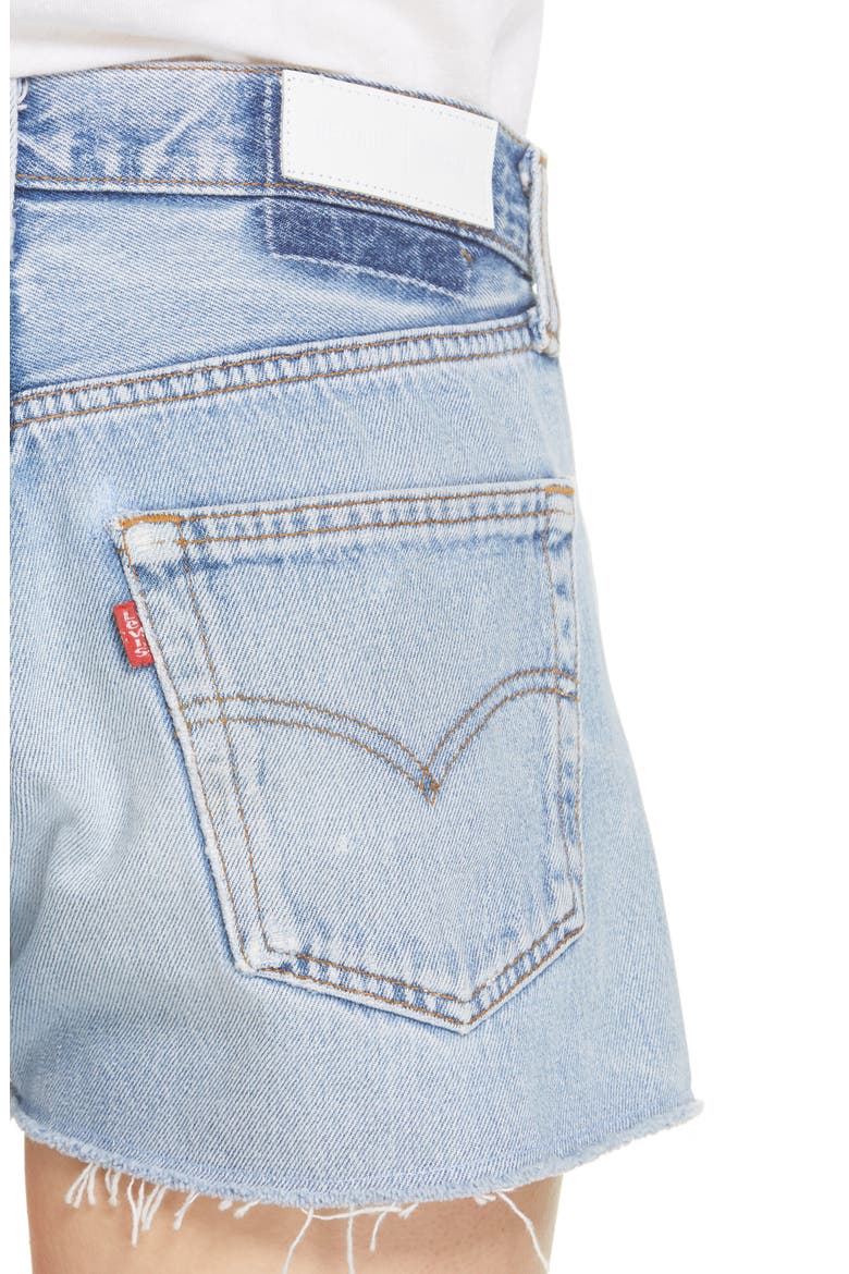 The Short Repurposed Denim Shorts, Alternate, color, INDIGODNU