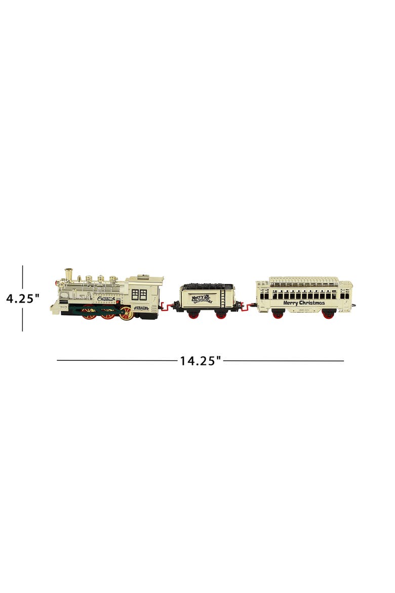 Animated Train Around the Tree - Gold, Alternate, color, Gold