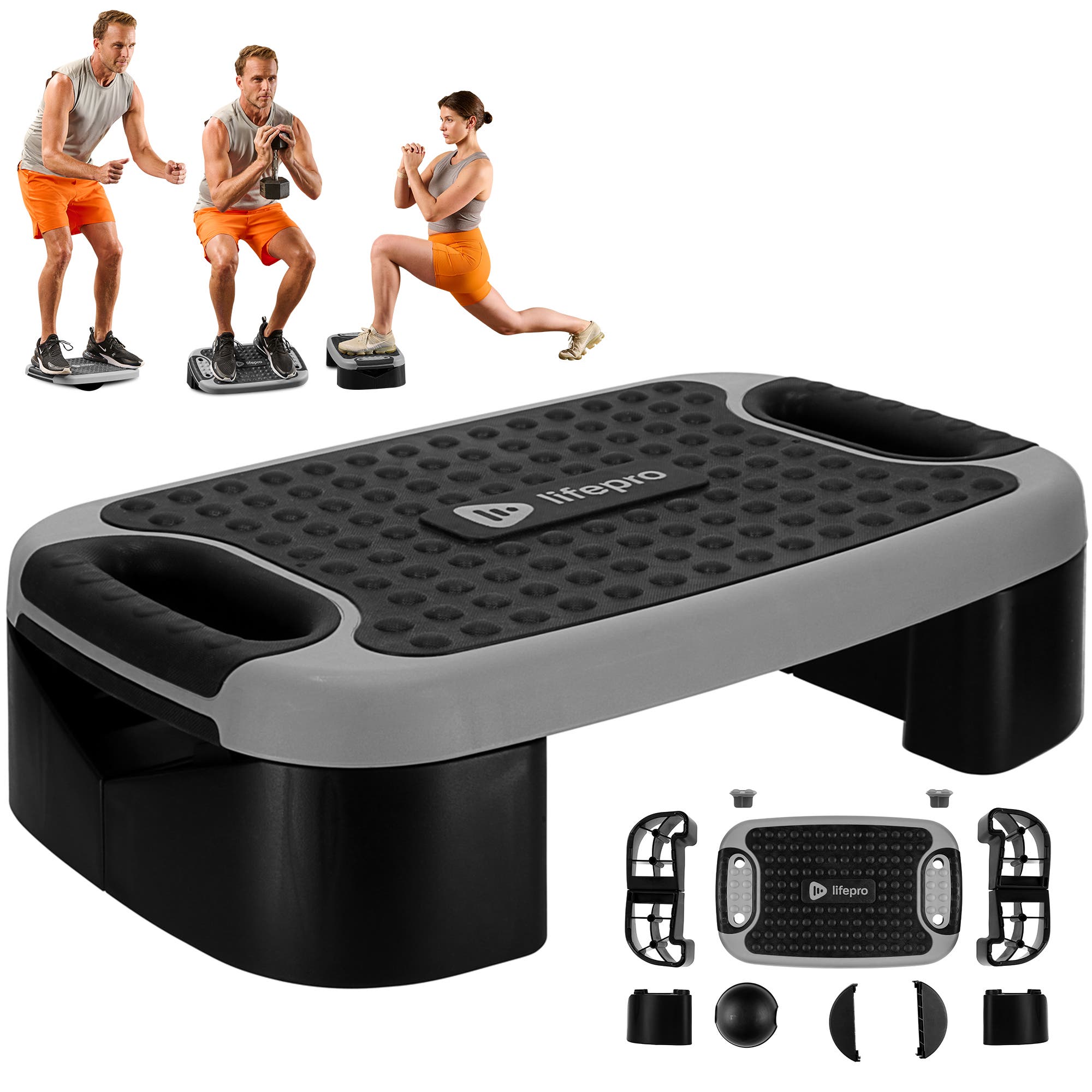 Slanted Platform Aeroflex 4in1 Aerobic Step Platform Balance Board Slant Board Exercise ...