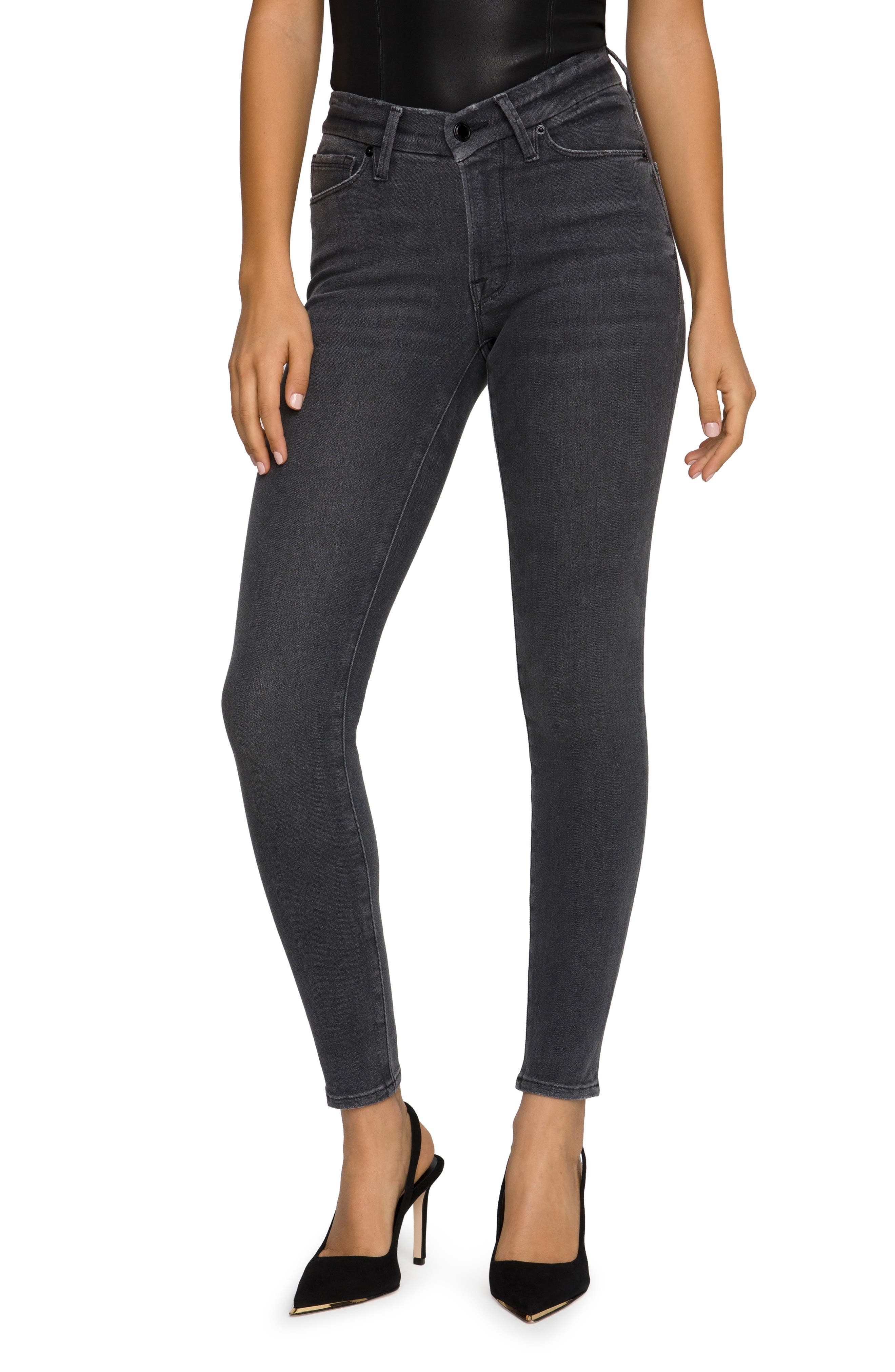 Good American Good Legs Low Rise Skinny Jeans (Women) | Nordstromrack