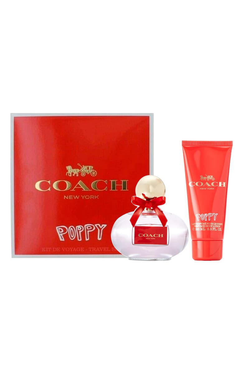 COACH Poppy Eau de Parfum Spray & Body Lotion Travel Set, Alternate, color,