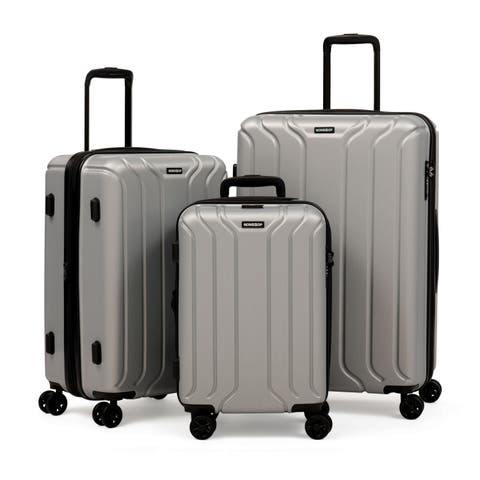 New York 3 Piece Set (20" 24" 28") 4-Wheel Luggage Set + 3 packing cubes