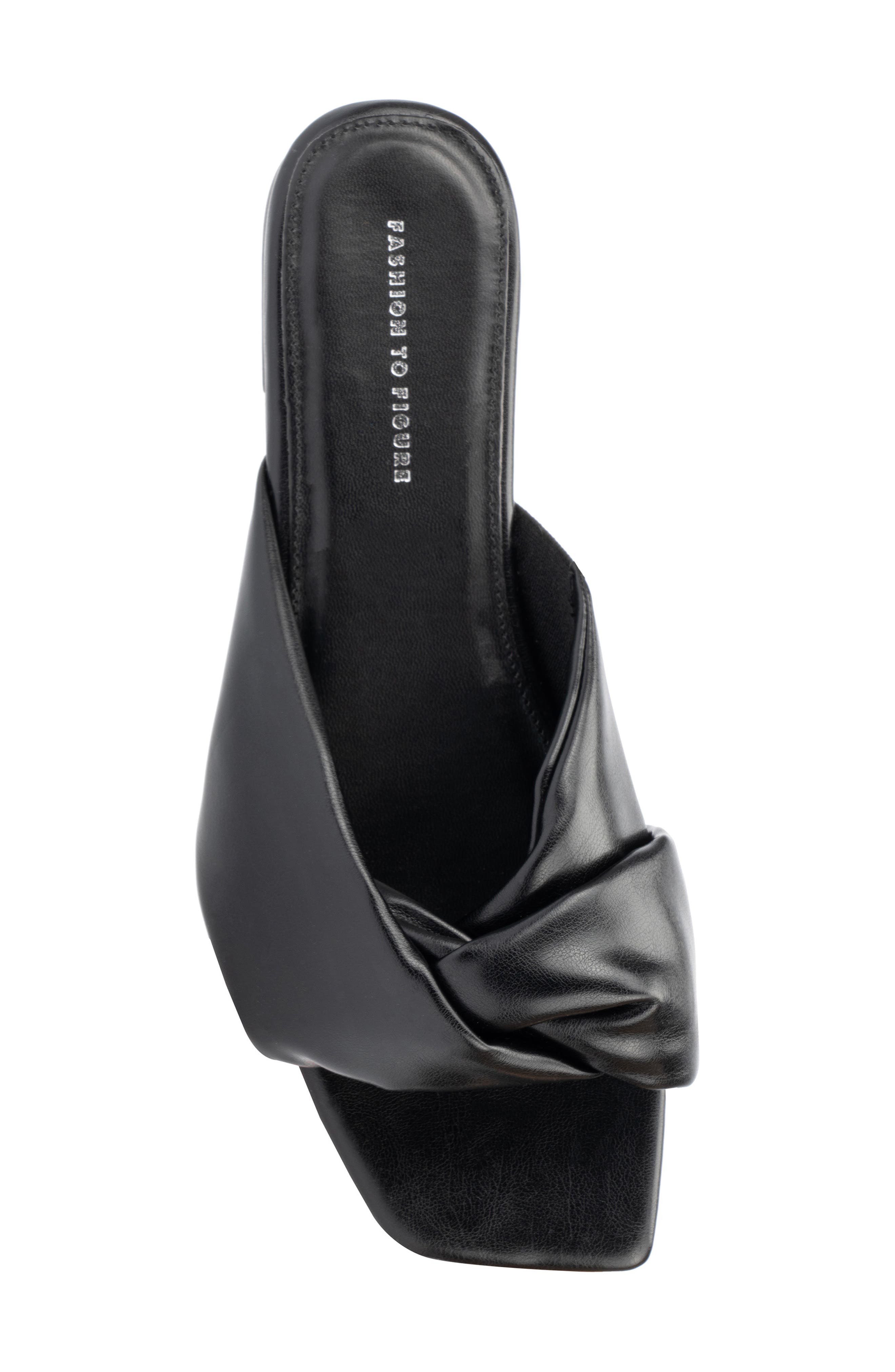 Fashion to Figure Pamela Slide Sandal - Wide Width, Alternate, color, Black