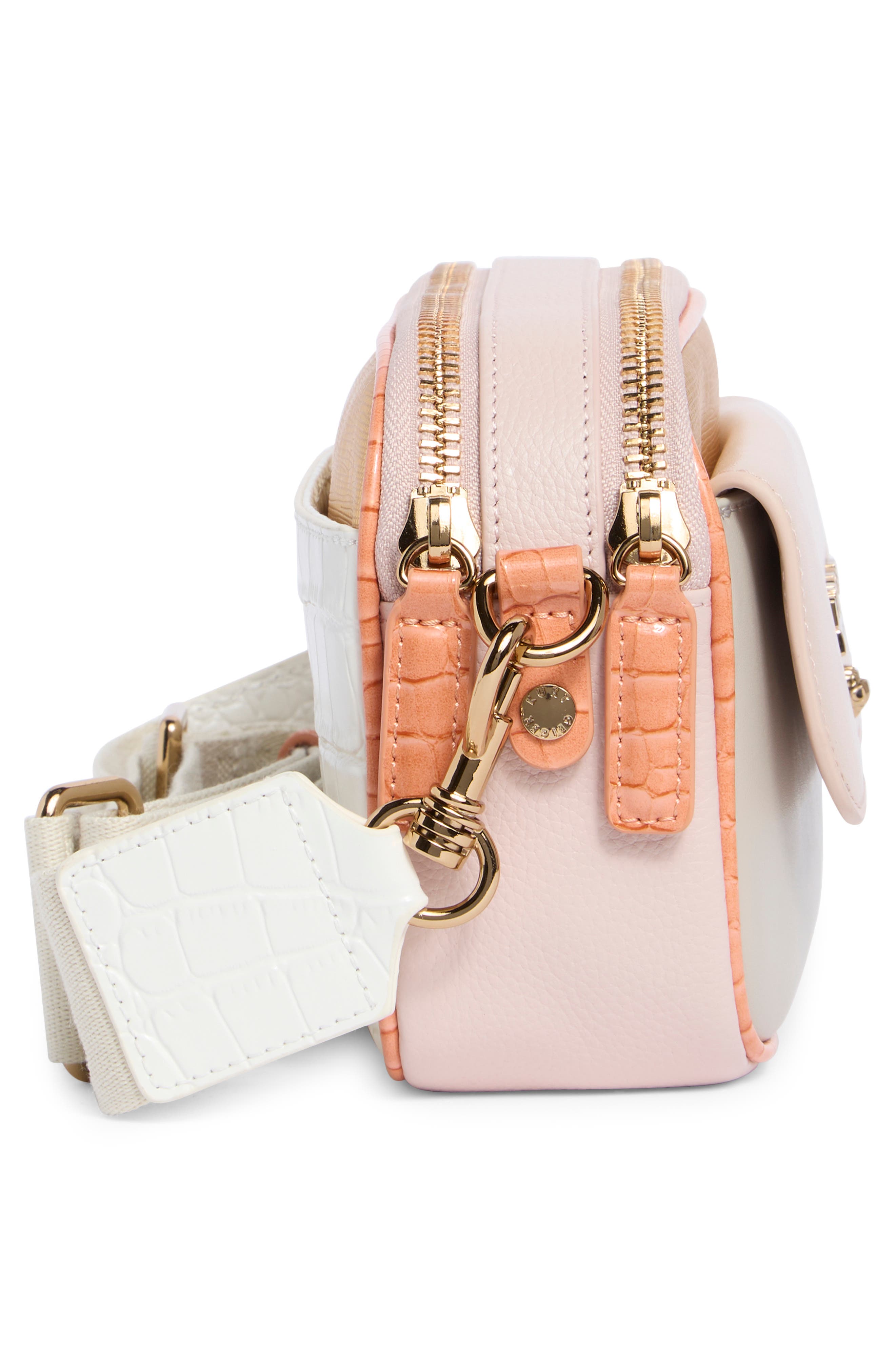 Kurt Geiger London Highgate 2 Zip Camera Crossbody Bag, Alternate, color, Pink Combo