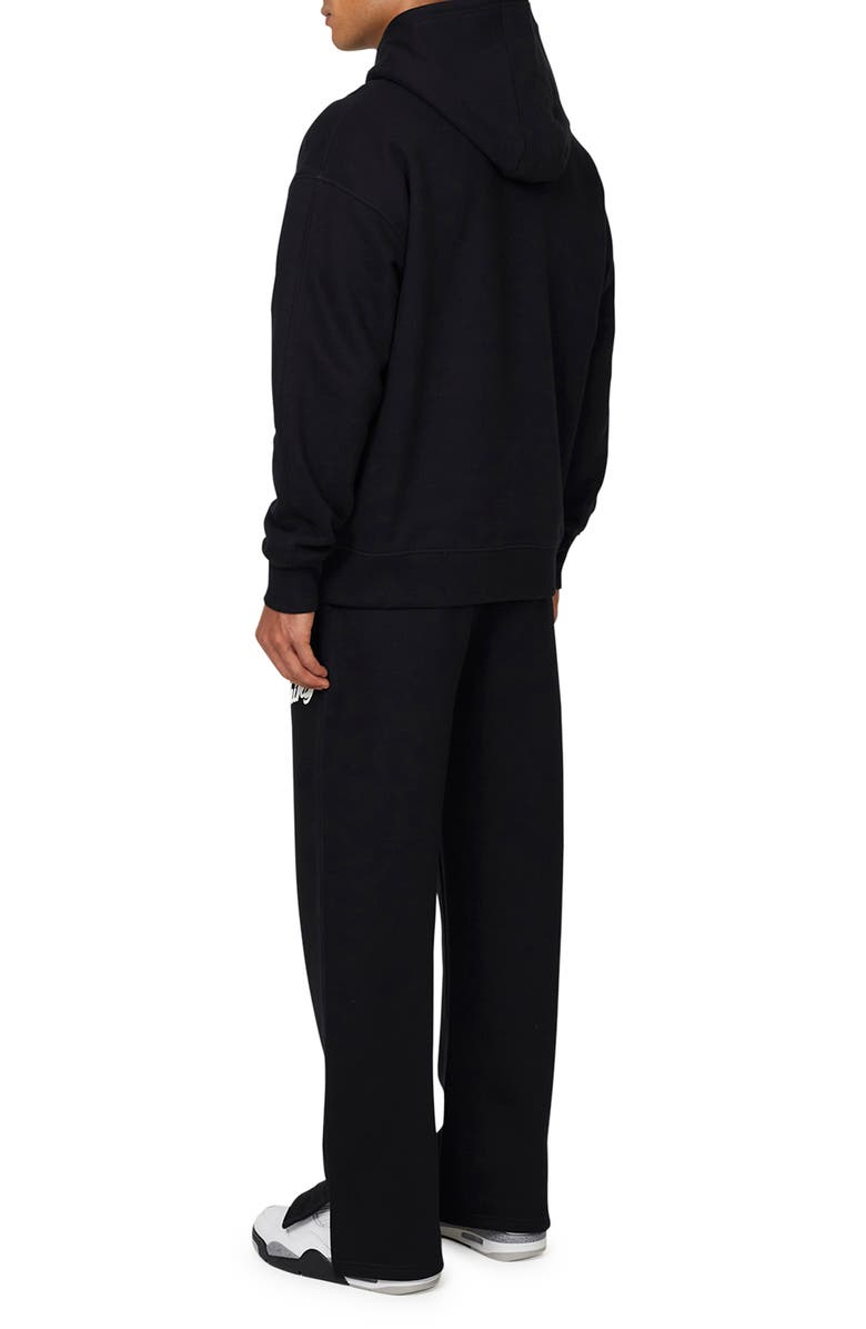 Good For Nothing Funk Relaxed  Hoodie, Alternate, color, Black