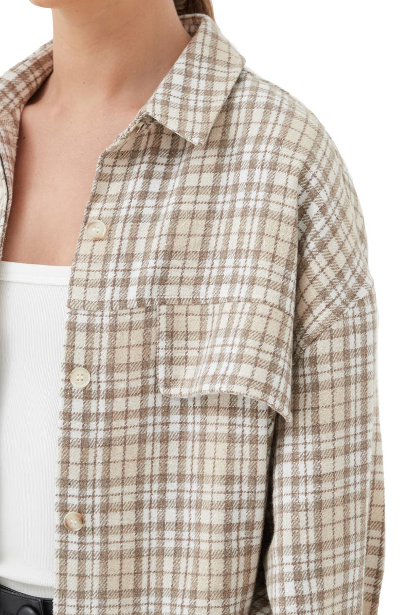 4th & Reckless Coralie Check Button-Up Shirt, Alternate, color, 