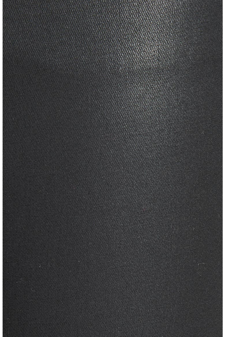 Faux Leather Skinny Jeans, Alternate, color, BLA01