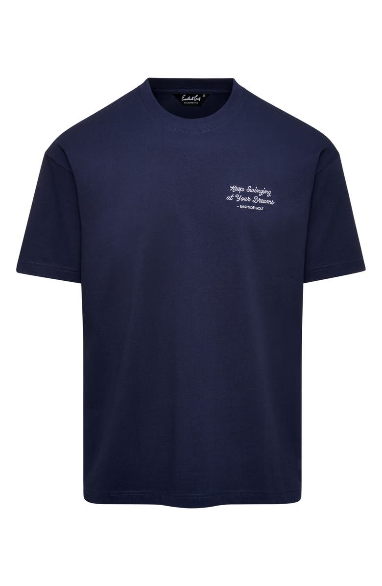 Eastside Golf Keep Swinging Graphic T-Shirt, Alternate, color, Midnight Navy