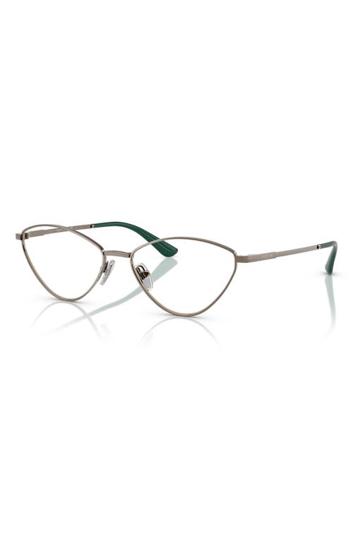 Vogue 55mm Irregular Optical Glasses In Lite Brown