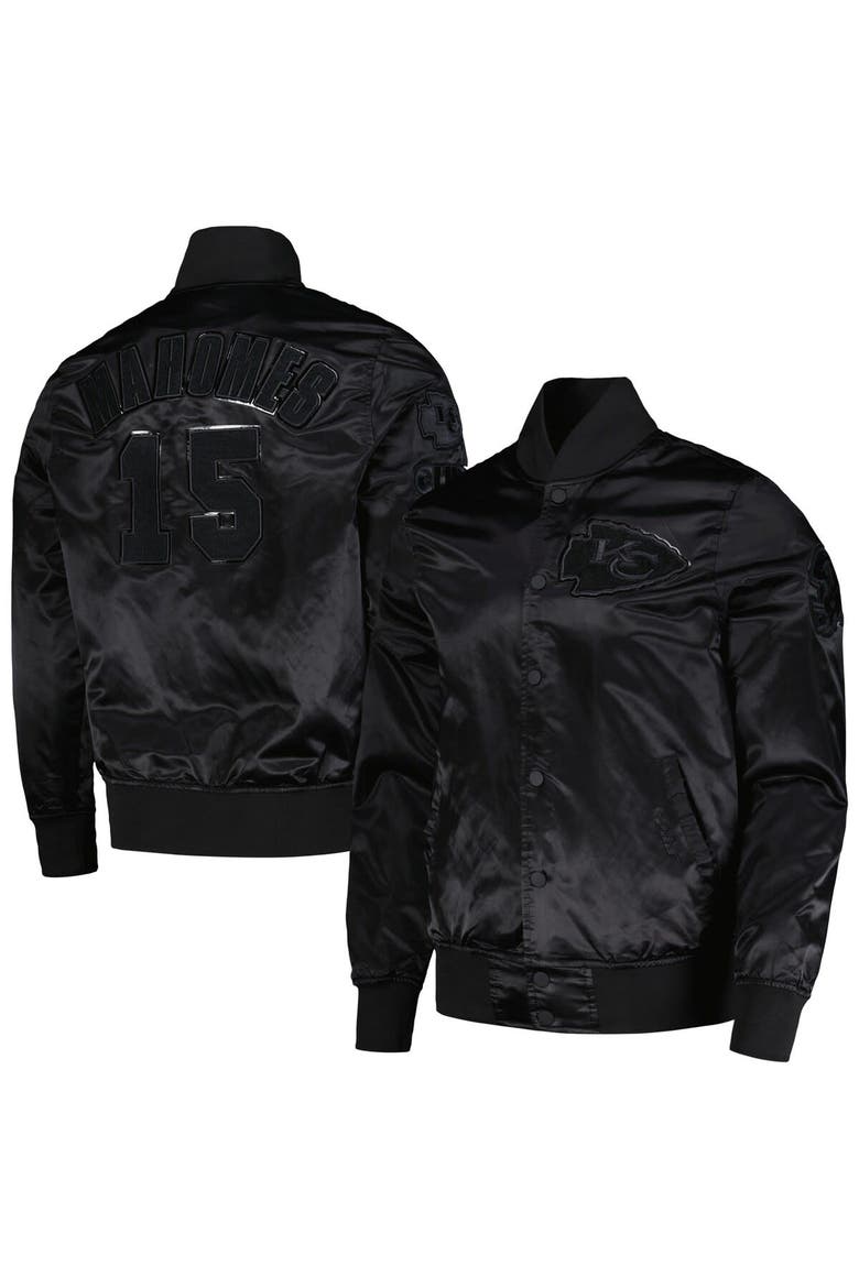 Men's Pro Standard Patrick Mahomes Black Kansas City Chiefs Player Full-Snap Jacket, Alternate, color, Black