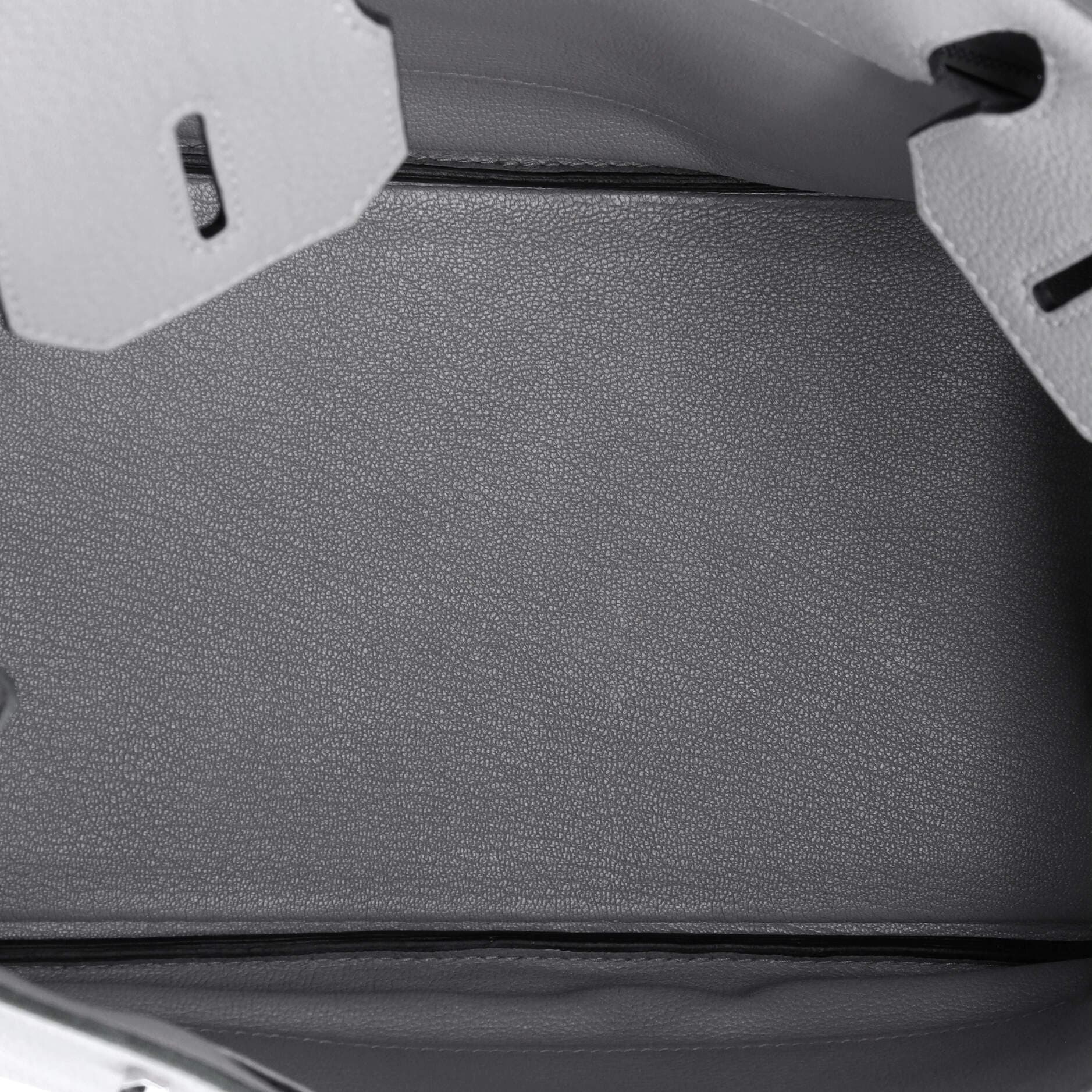 Pre-Owned Hermes Birkin Handbag Grey Togo with Palladium Hardware 30, Alternate, color, 