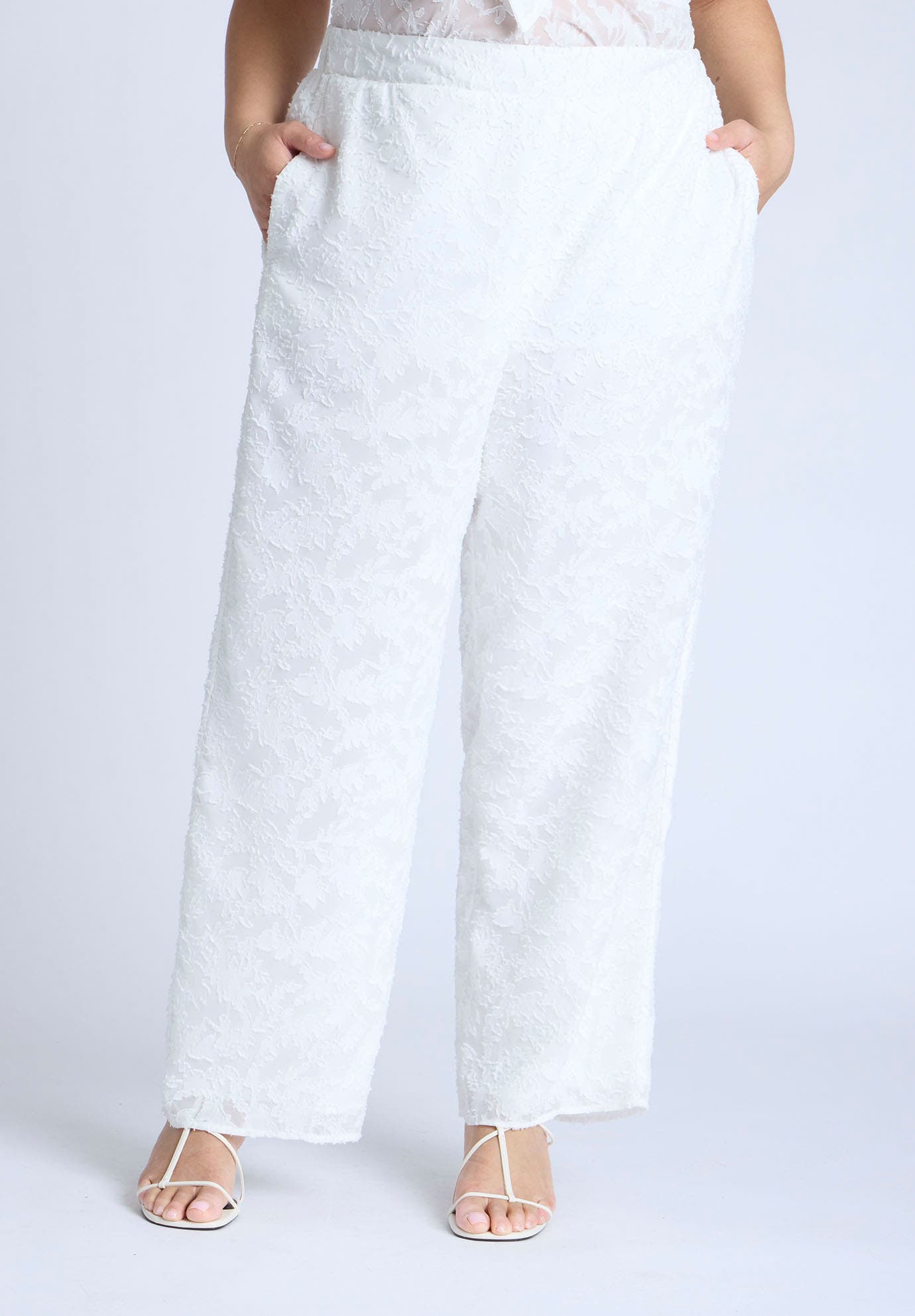 Textured Jacquard Pants - image 2