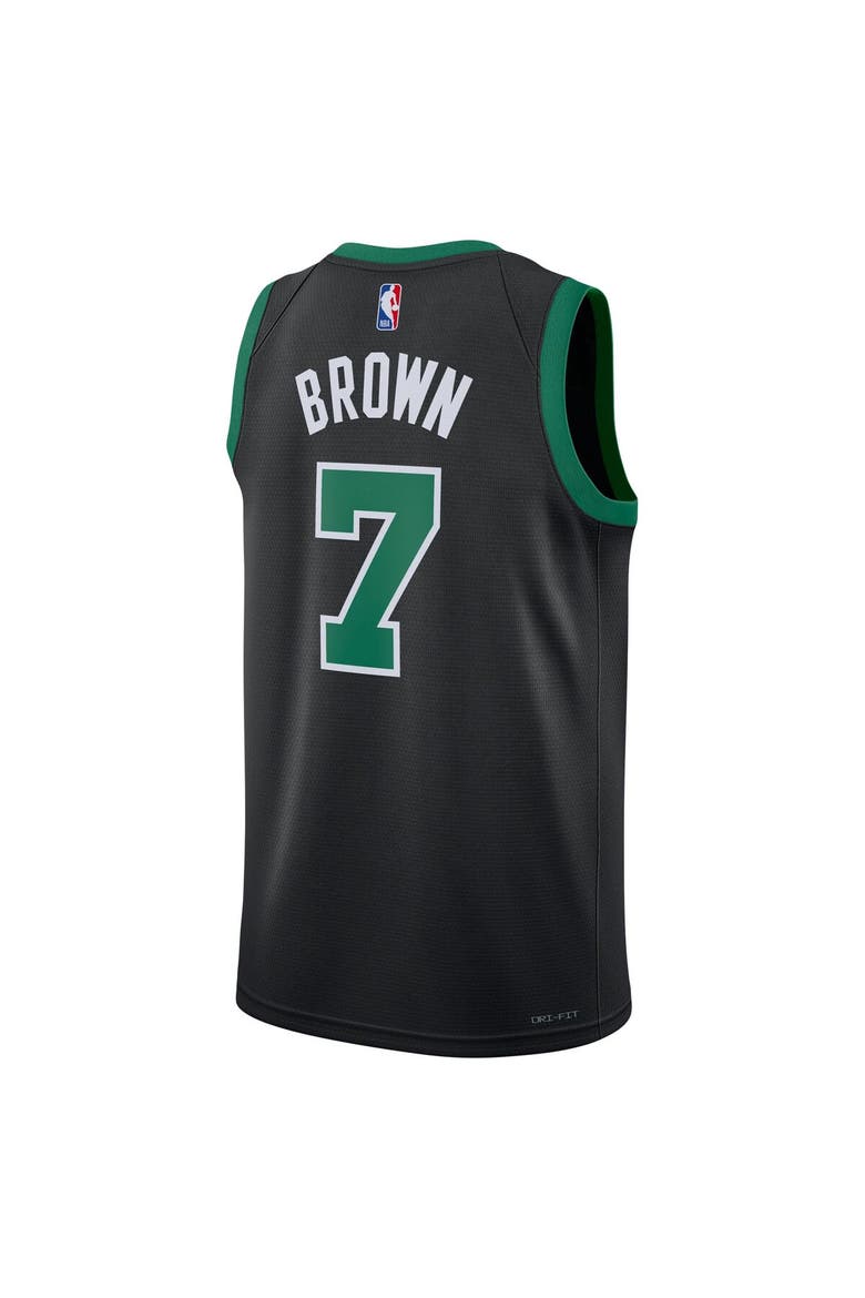 Unisex Jordan Brand Jaylen Brown Black Boston Celtics Swingman Jersey - Statement Edition, Alternate, color, Black