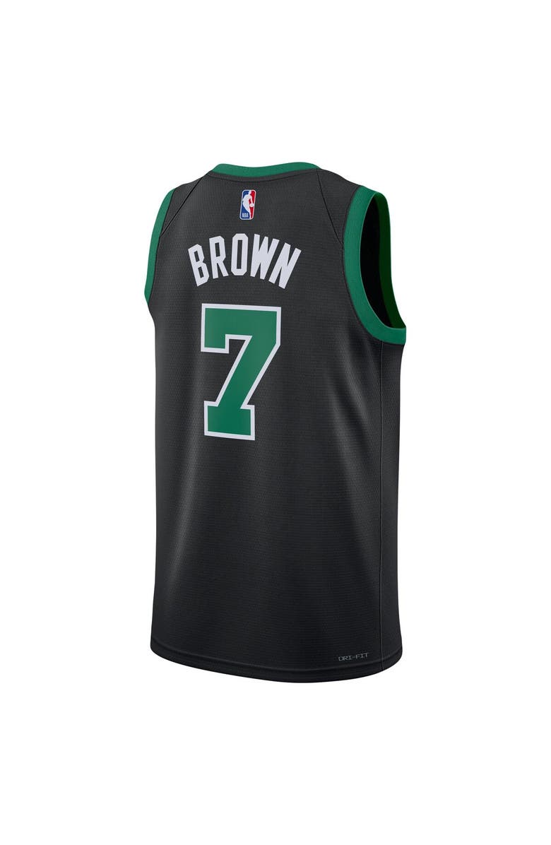 Jordan Brand Unisex Jordan Brand Jaylen Brown Black Boston Celtics Swingman Jersey - Statement Edition, Alternate, color, Black