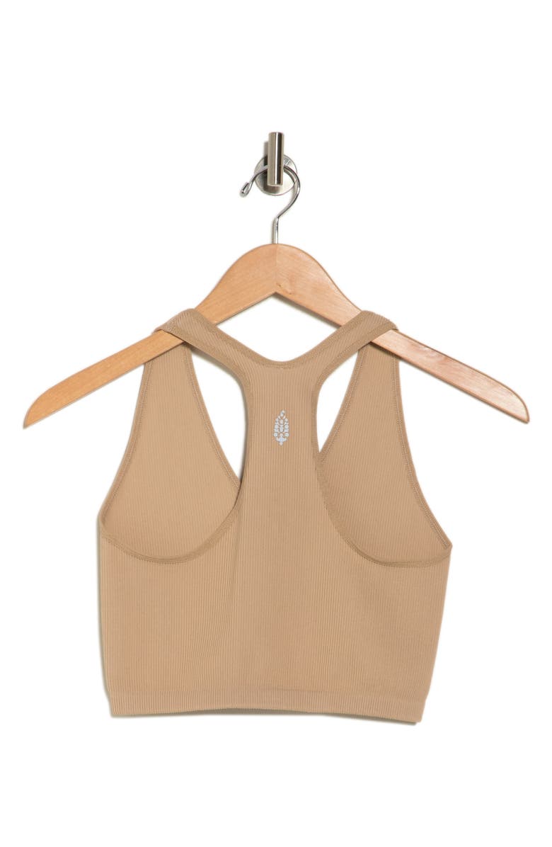 Free People FP Movement Free Throw Crop Tank, Alternate, color, Taupe