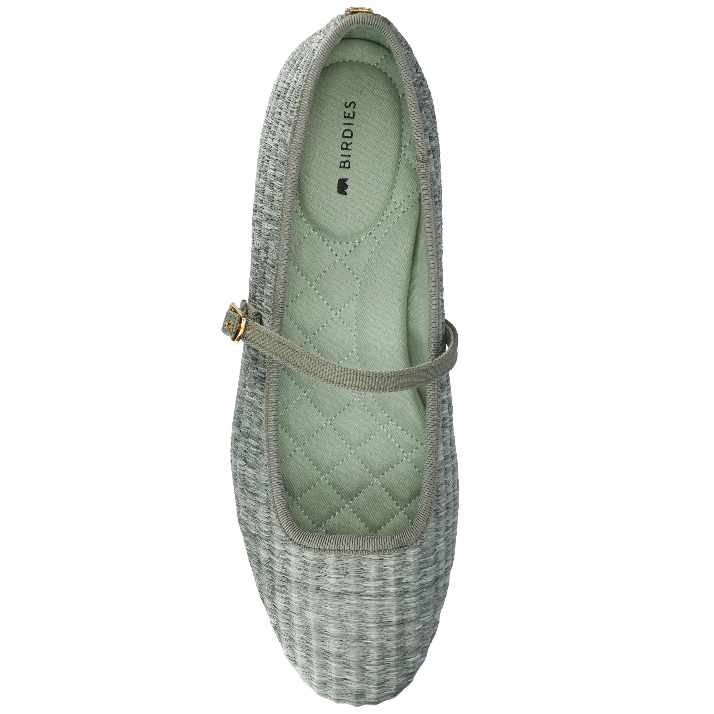 The Hummingbird Mary Jane, Alternate, color, Seafoam Raffia