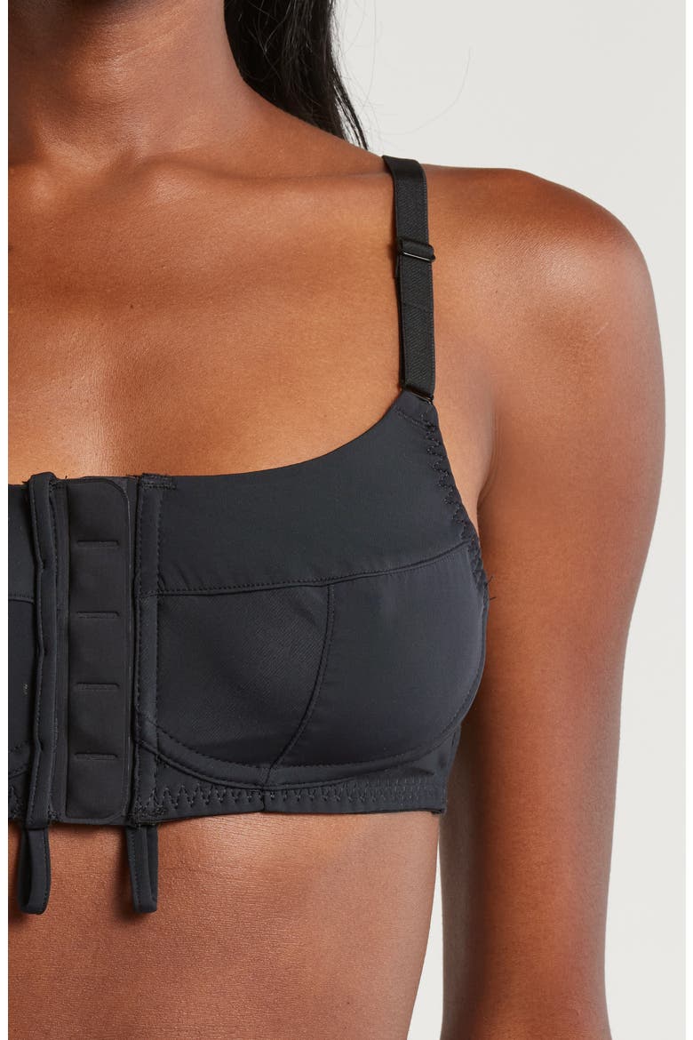 Everyday Easy-On Wireless Front Close Adaptive Bra, Alternate, color, BLACK