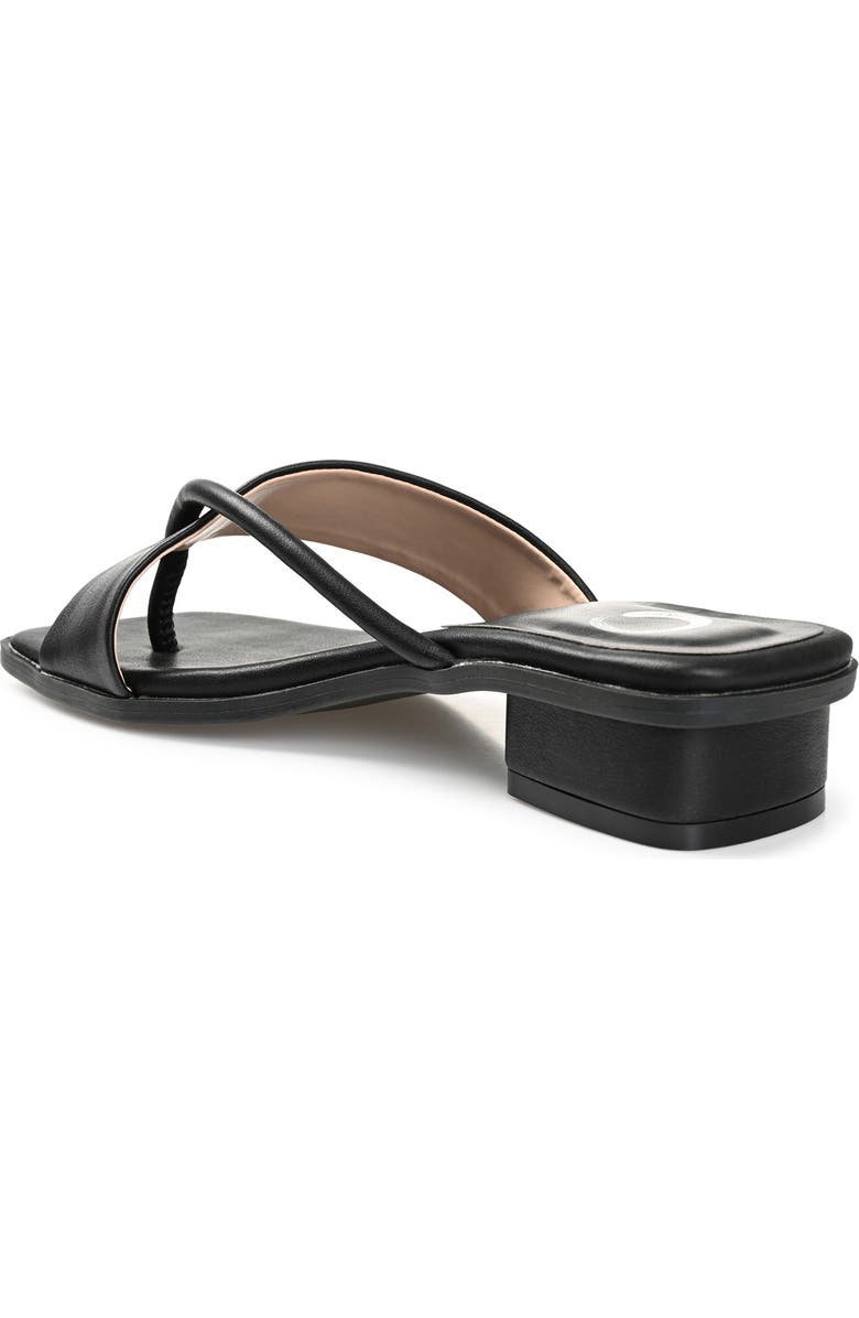 Journee Collection Mina Strappy Heeled Mule, Alternate, color, Black