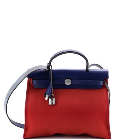 Herbag Zip Leather and Toile 31