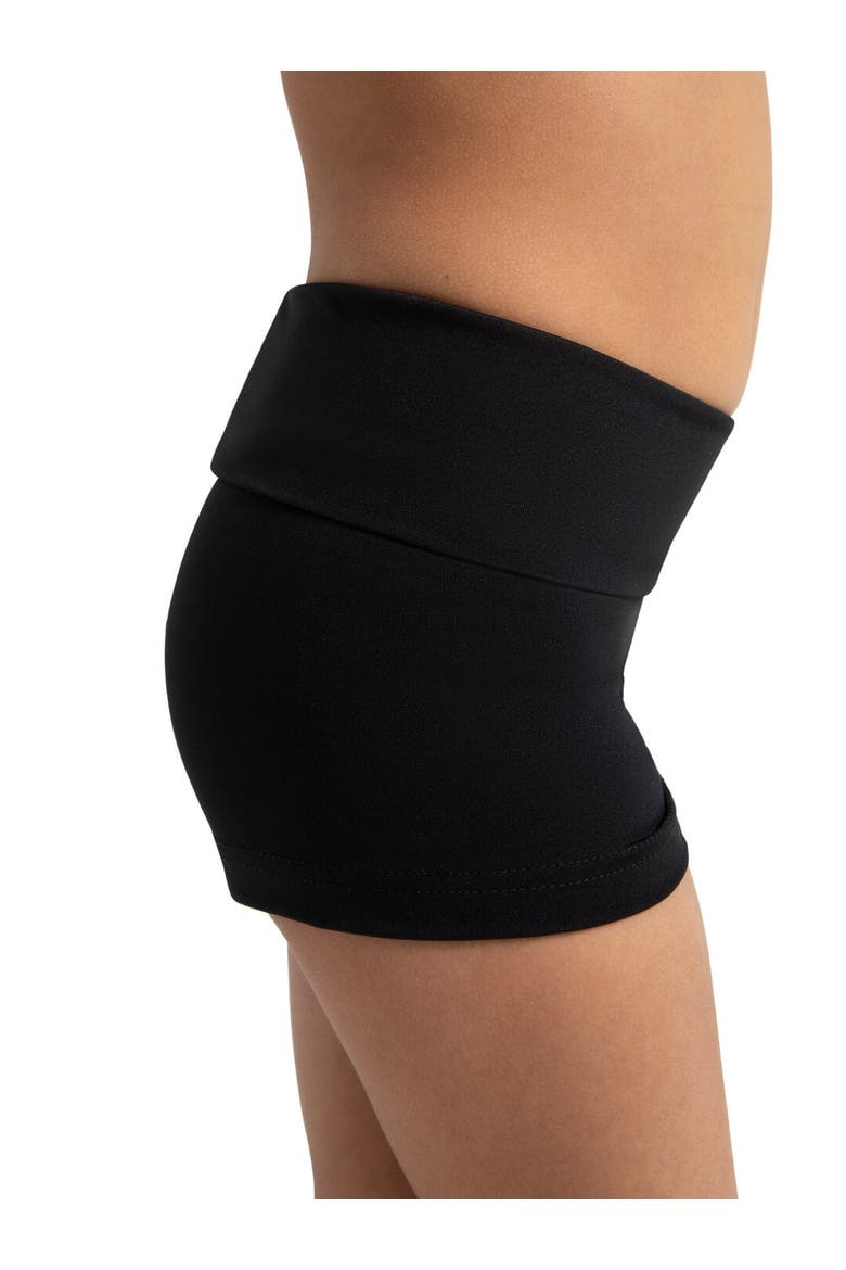 Team Basics Fold-Over Boyshort, Alternate, color, black
