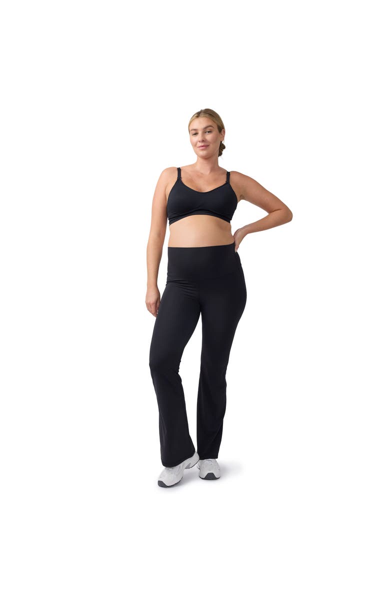 Ingrid & Isabel Flare/Contour Active Legging Bundle, Alternate, color, Black