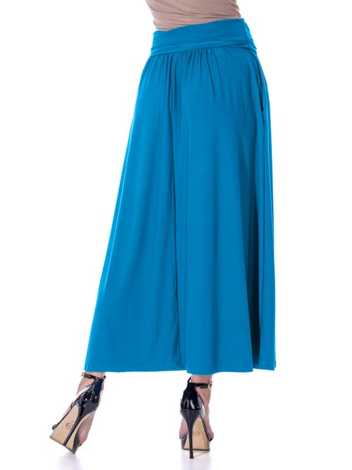 24seven Comfort Apparel Foldover Maxi Skirt With Pockets