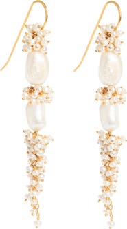 Freya Rose Baroque Pearl Long Drops