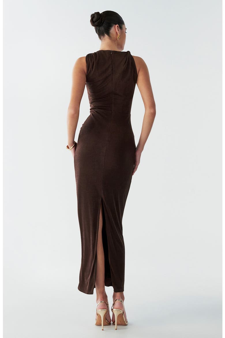 Arnah Maxi Dress, Alternate, color, Chocolate