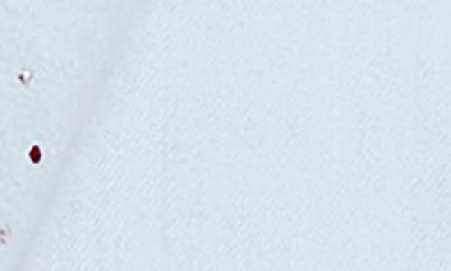 Mother All My Exes Embroidered Denim Shirt In Blue