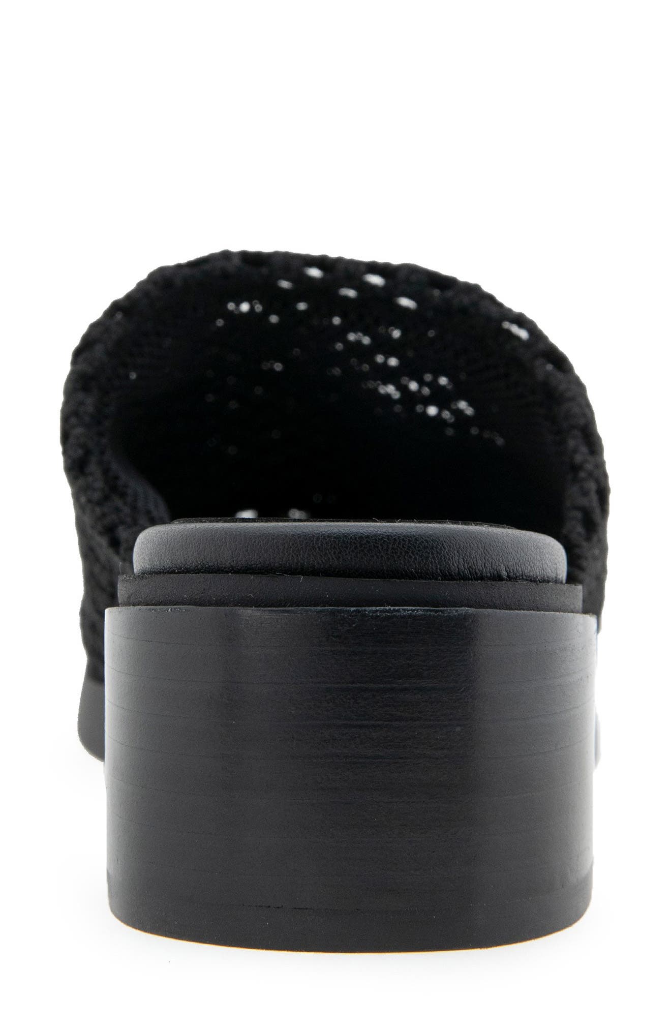 Aerosoles Denise Platform Sandal, Alternate, color, Black Stretch