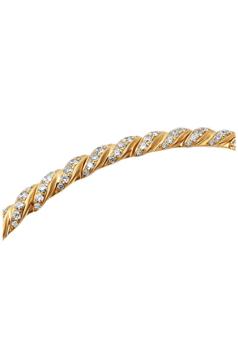 Pavéflex Single Row Diamond Bracelet, Alternate, color, YELLOW GOLD/ DIAMOND