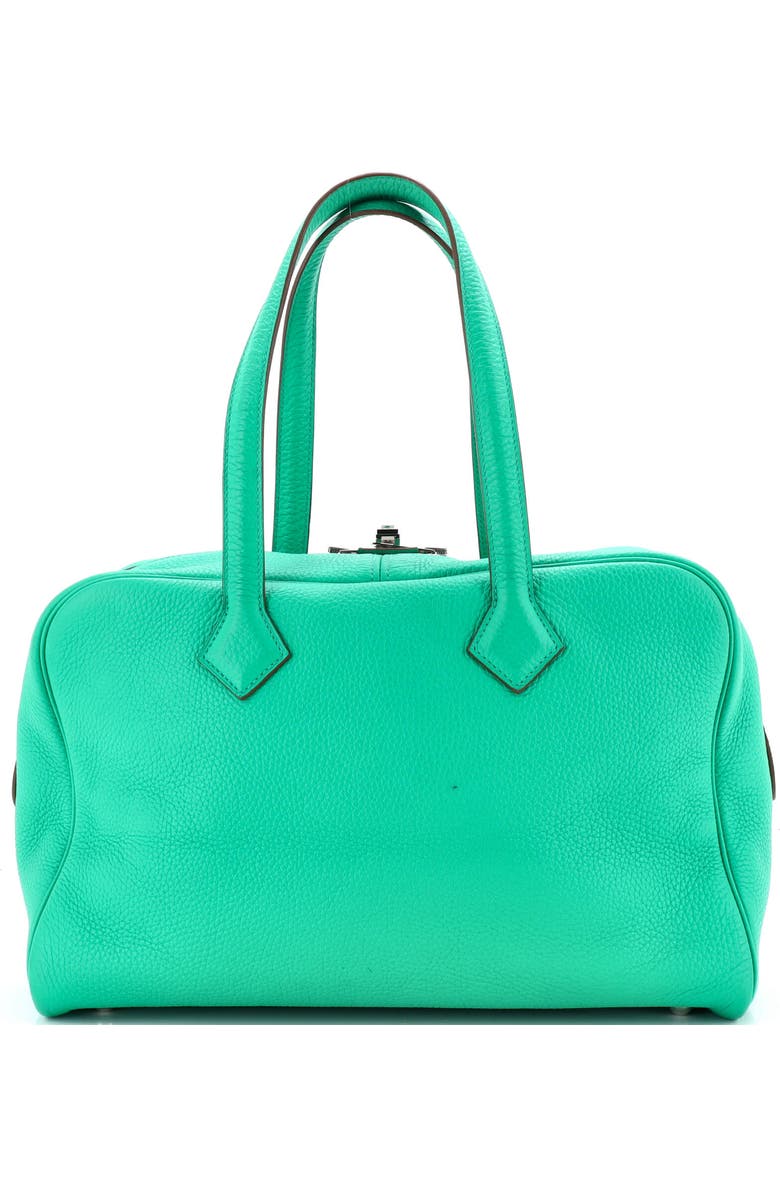 Pre-Owned Hermes Victoria II Bag Clemence 35, Main, color, Menthe