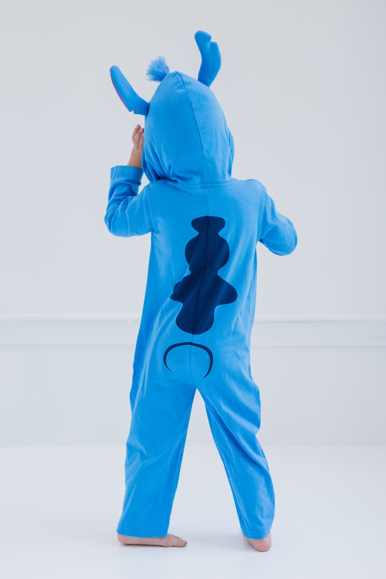 Lilo & Stitch Hooded One Piece, Alternate, color, Stitch Blue