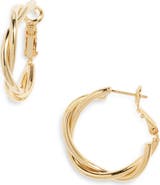 Set & Stones Lainey Twisted Hoop Earrings