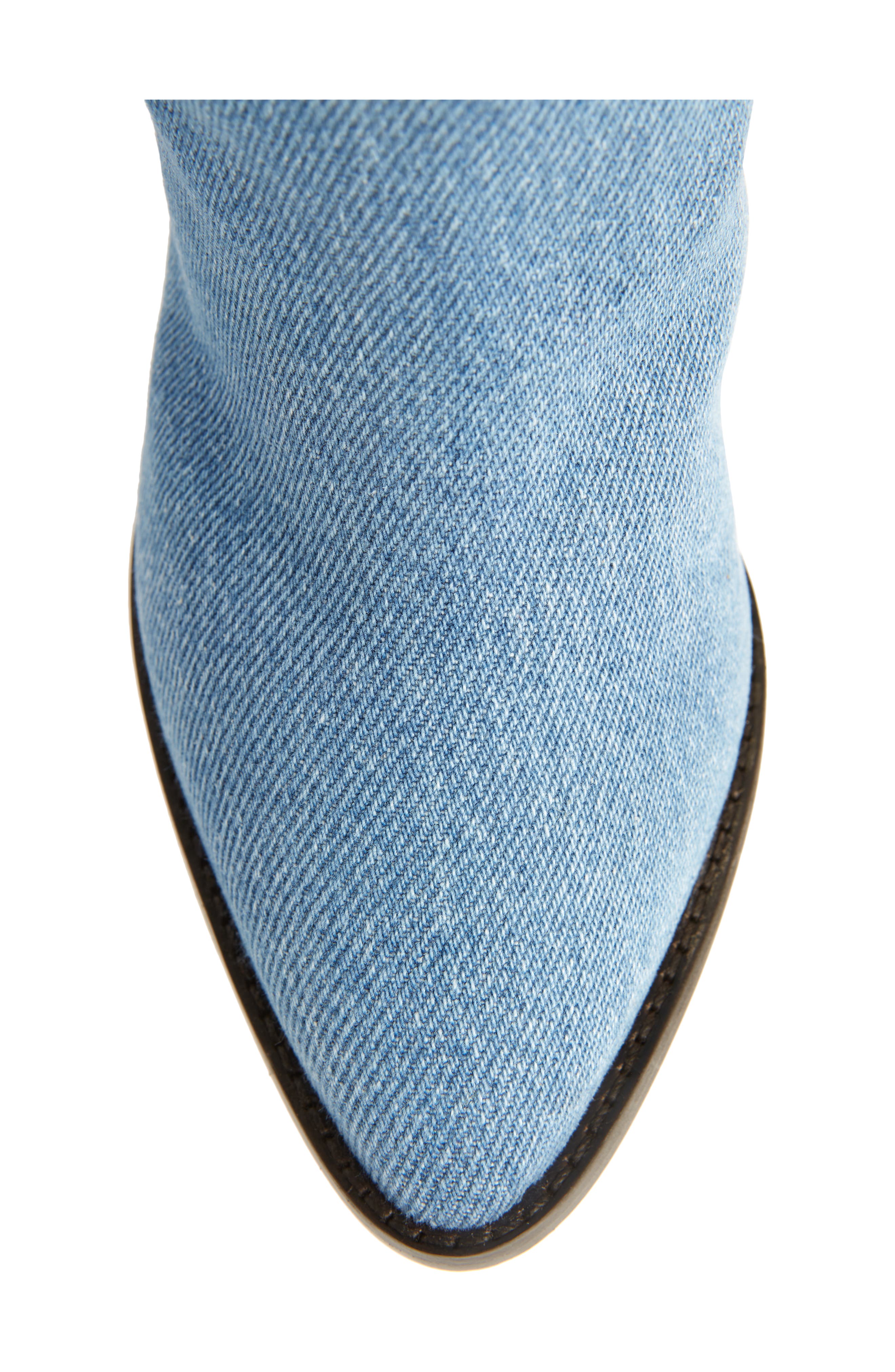 Isabel Marant Ririo Denim Tall Boot, Alternate, color, Light Blue