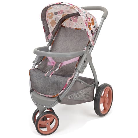 Melange Flora Mabelle 3 Wheel Doll Jogger Stroller