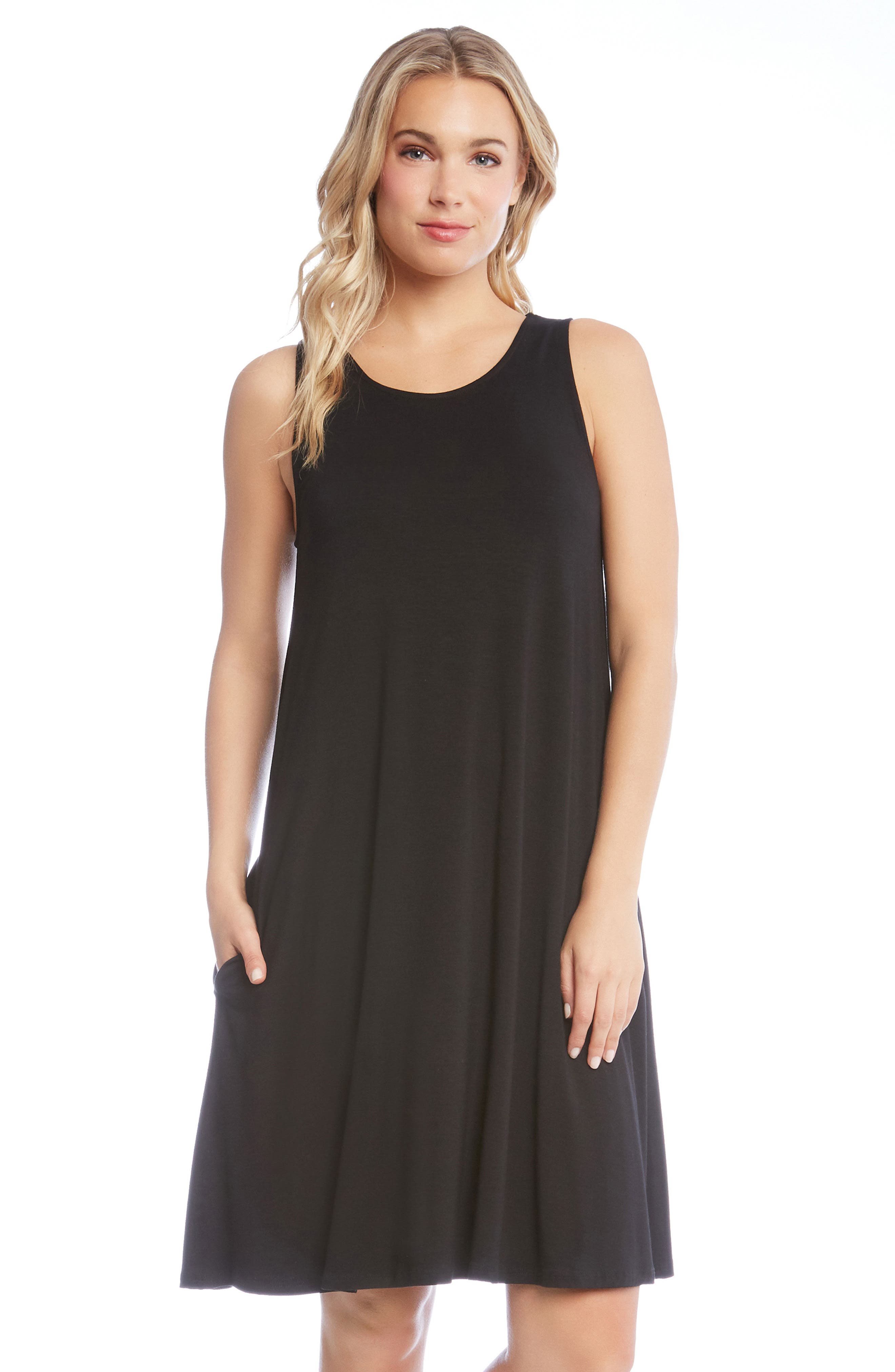 Karen Kane Chloe Swing Jersey Dress (Women)