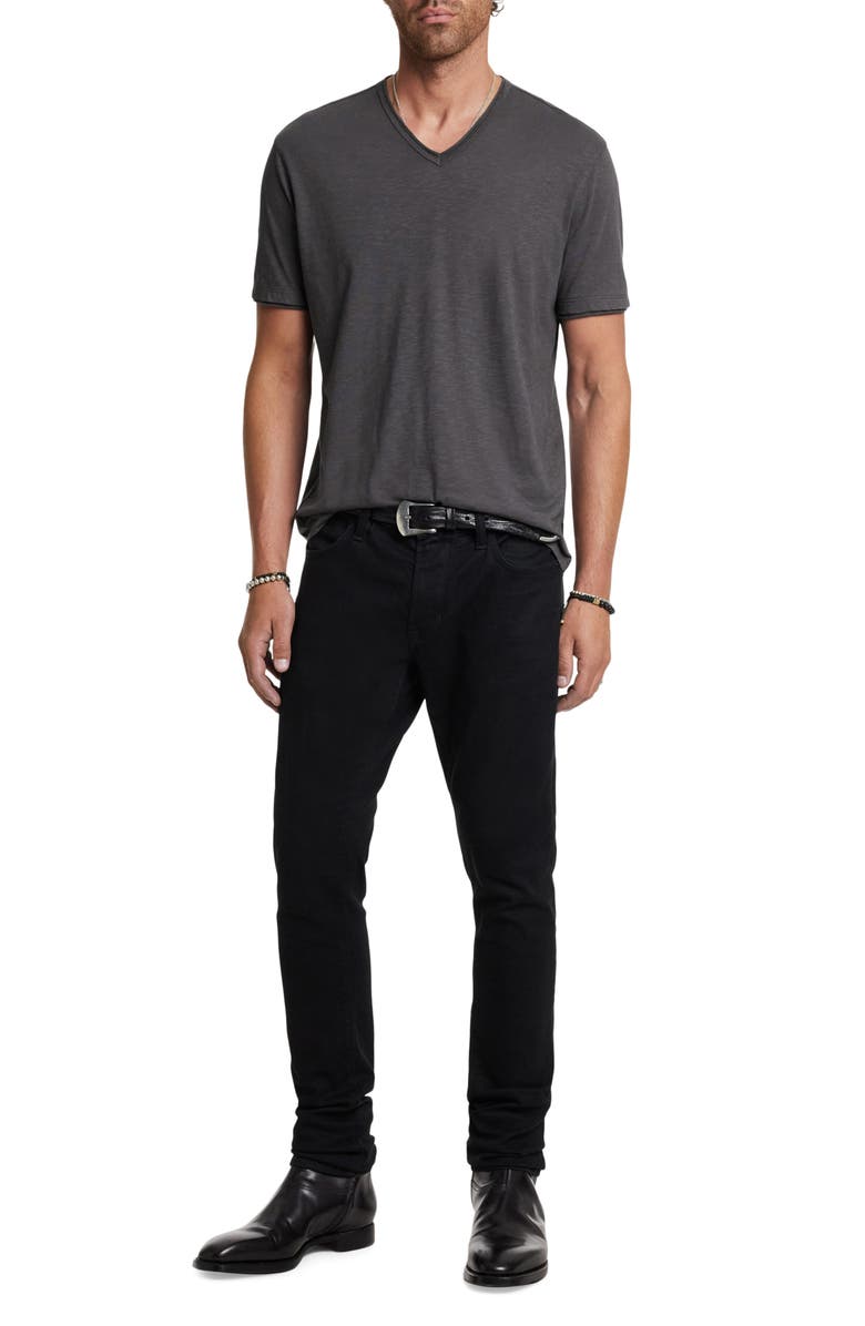 John Varvatos Miles Slub Organic Cotton T-Shirt, Alternate, color, 