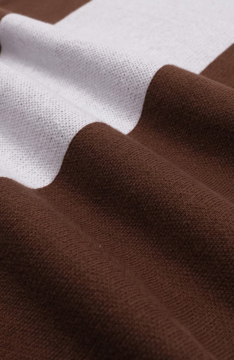 STUDENTS Umpire Stripe Half Zip Polo, Alternate, color,