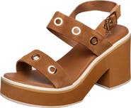 ANTELOPE Inez Grommet Platform Slingback Sandal