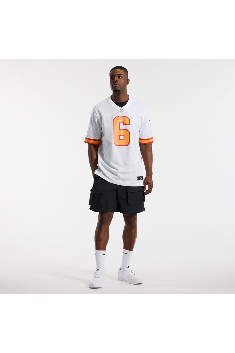 Men's Nike Baker Mayfield White '76 Tampa Bay Buccaneers  Player Game Jersey, Alternate, color, White
