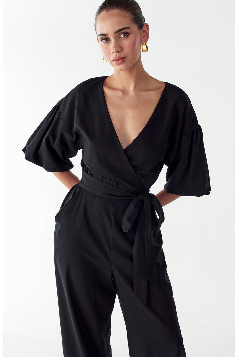 Andrea Jumpsuit, Alternate, color, Black