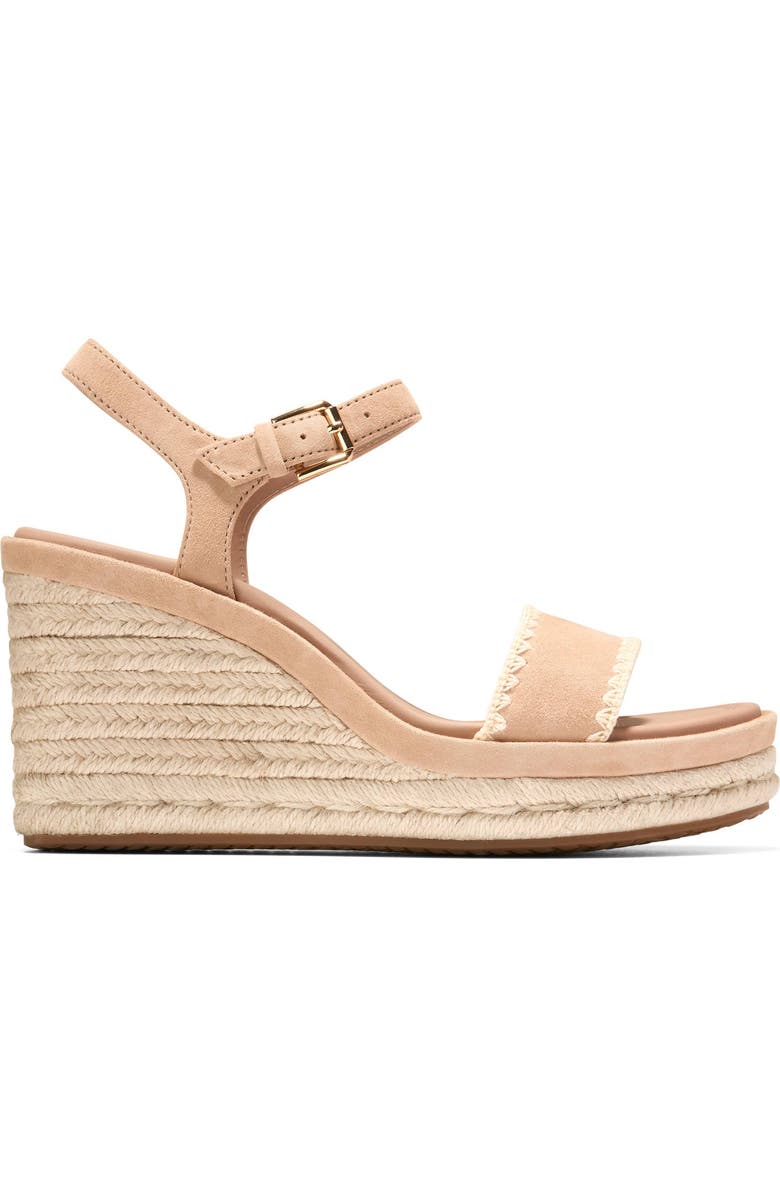 Cole Haan Asbury Cloudfeel Espadrille Wedge, Alternate, color, Tuscan Sand Leather/ Raffia