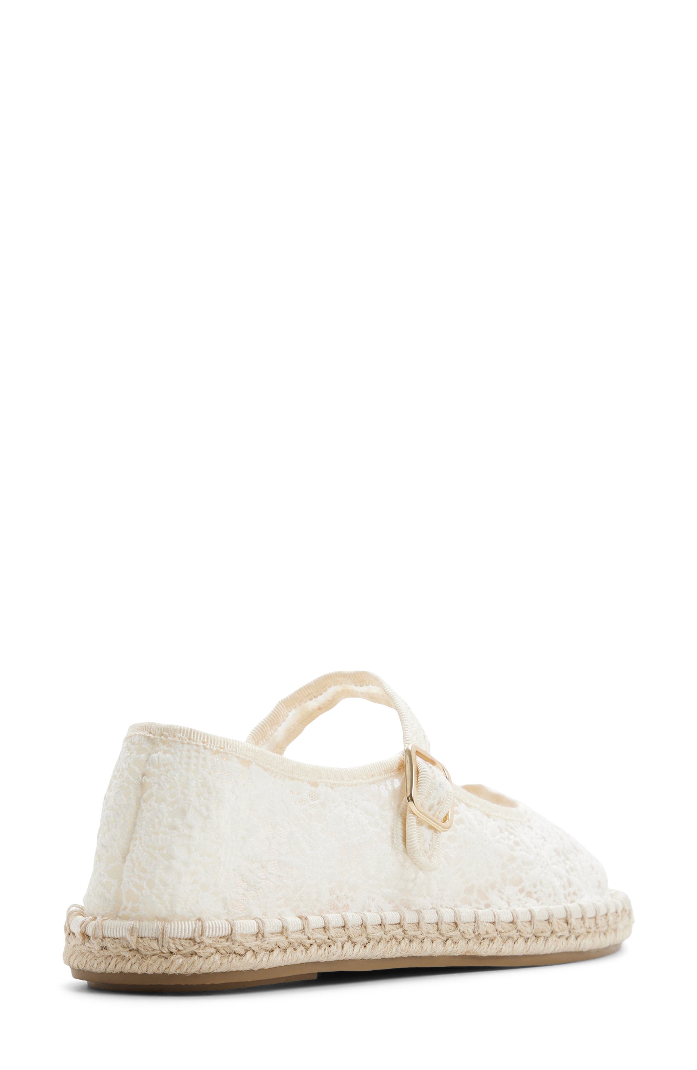 ALDO Alissie Mesh Ballet Flat, Alternate, color, White/ Bone