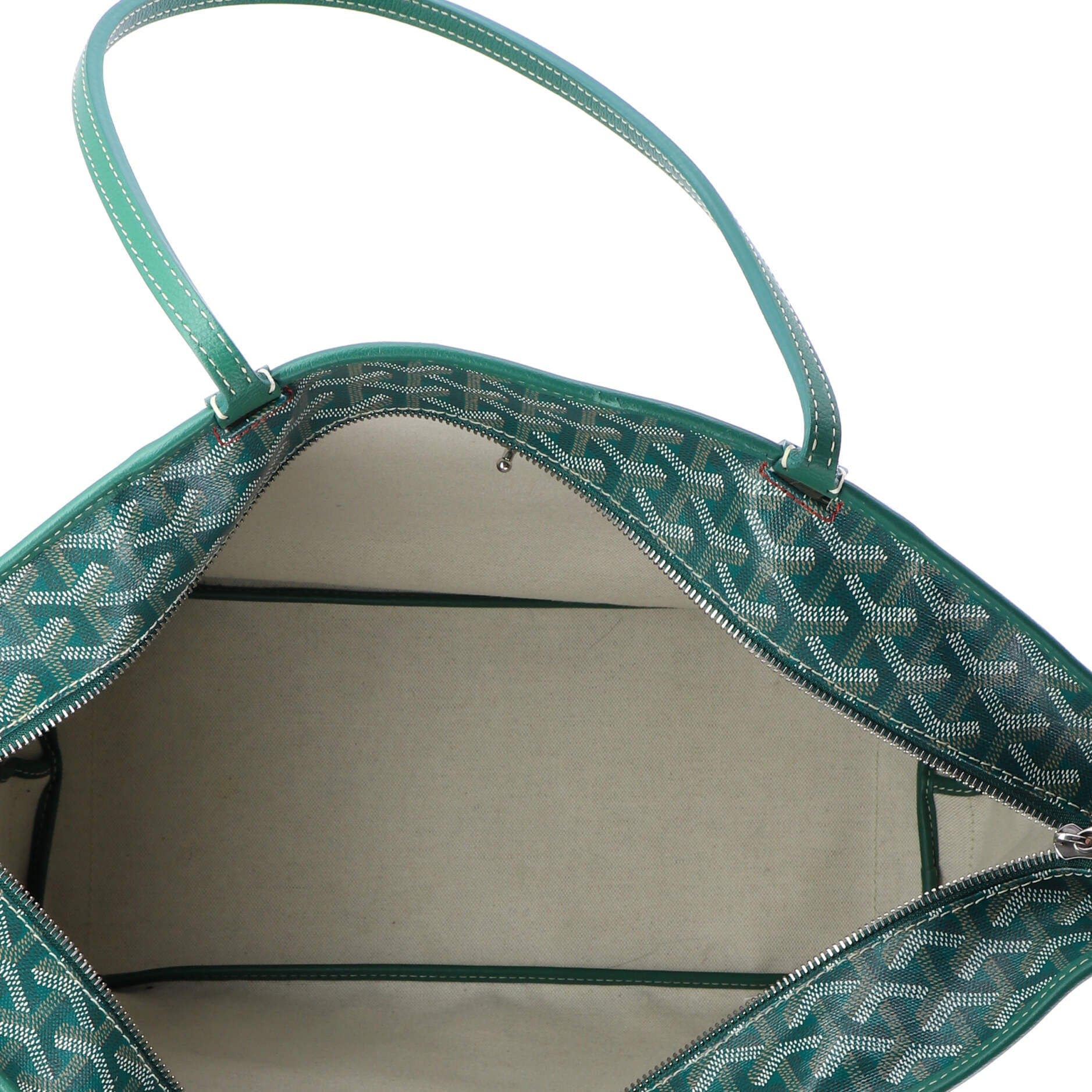 Pre-Owned Goyard Artois Tote Coated Canvas MM, Alternate, color, Green