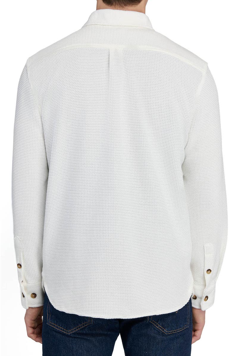 CONSTRUCT Slim Fit Solid Shirt Jacket, Alternate, color, White