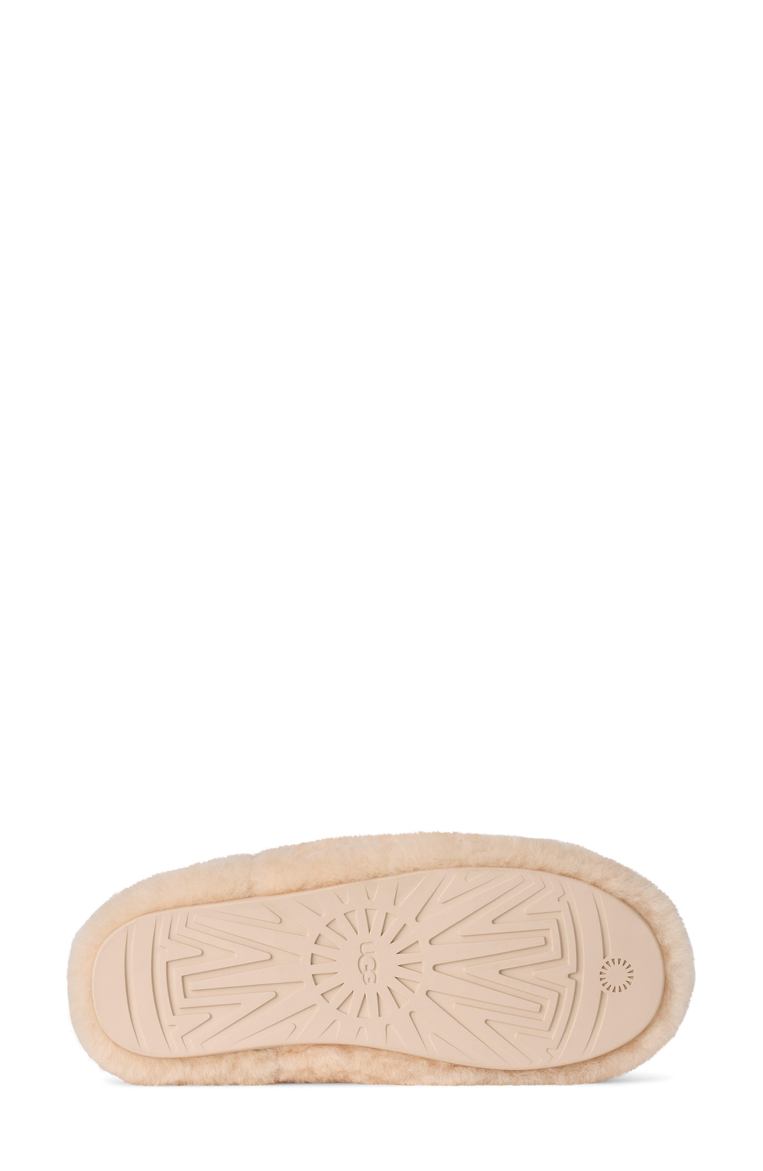 Elea Fluffed Genuine Shearling Slip-On, Alternate, color, NATURAL